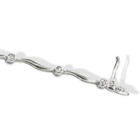 Bracciale Gemoro Donna in Oro bianco Diamante 0.10 Ct BB088BIA - BB088BIA